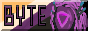 88x31 button, enby flag with 'Byte' written on it, and a botsona